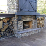 outdoor living fireplace 2