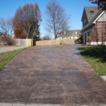 stained concrete driveway 3