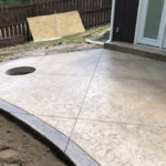 stamped and stained concrete patio kansas city