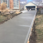 concrete driveway