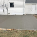 concrete patio