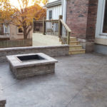 decorative concrete patio