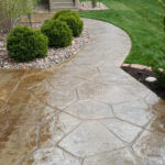 decorative concrete sidewalk
