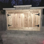 outdoor kitchen