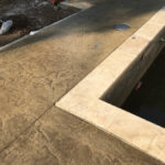 concrete patio staining and stamping leawood