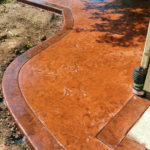concrete staining KC patio