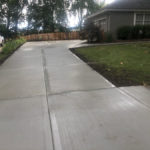 concrete driveway