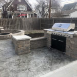 concrete patio