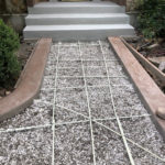 custom stamped and stained concrete