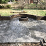 stamped concrete patio